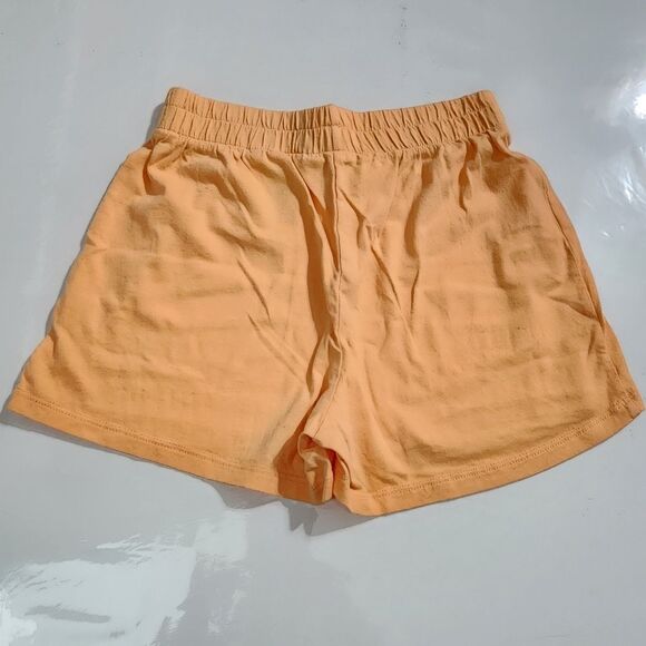 H&M Girls Orange Spring Summer Cotton Shorts Size 8 - Picture 4 of 5